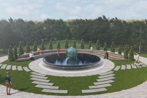 Interactive Fountain Pulse of The Earth
