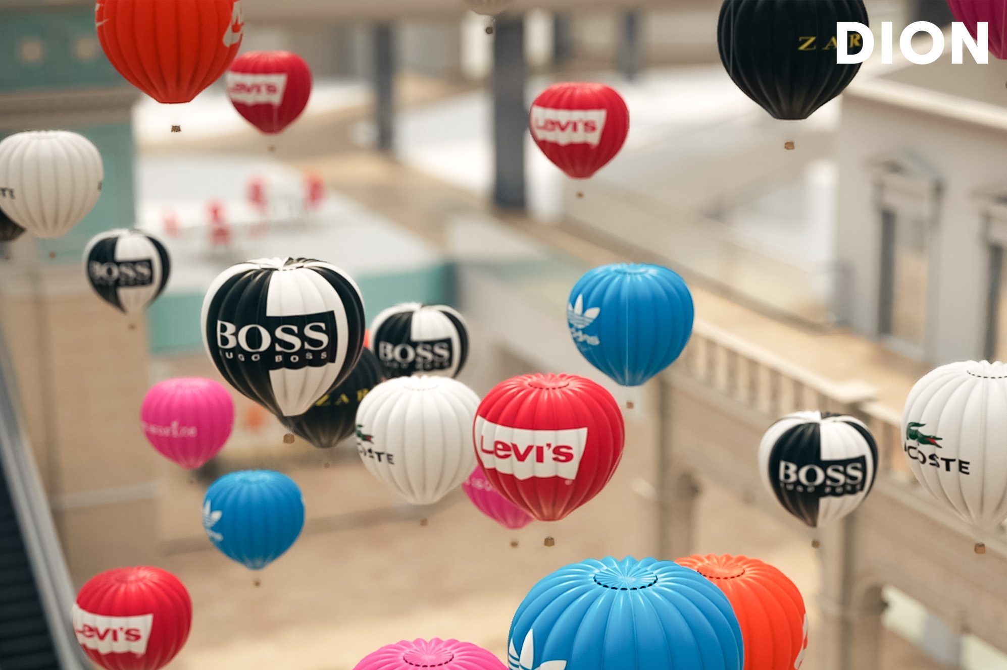 Kinetic Installation for a Shopping Mall