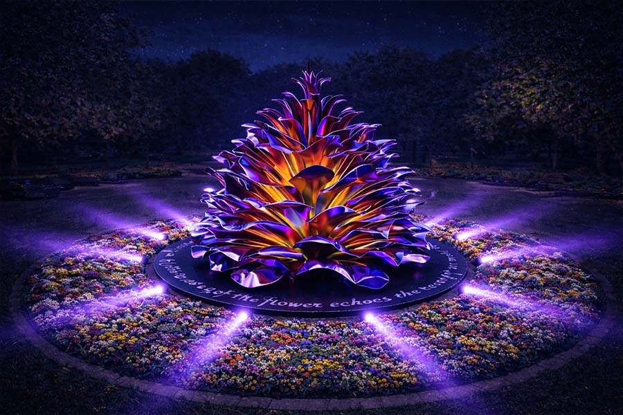 metal public art sculpture