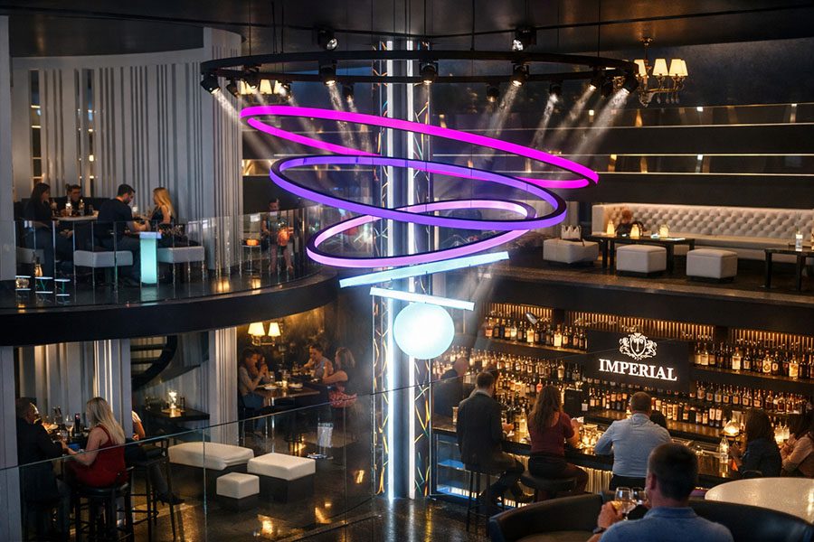 kinetic ceiling sculpture