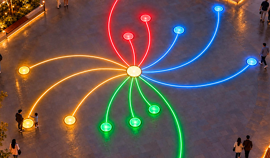 led interactive floor